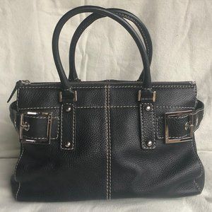 RAFE NEW YORK Black Leather Satchel Handbag